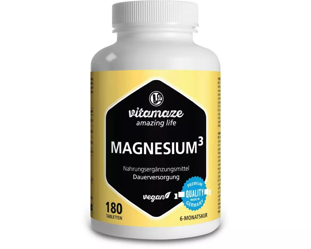 Vitamaze Magnesium³ 3-in-1 Komplex 180 Tabletten