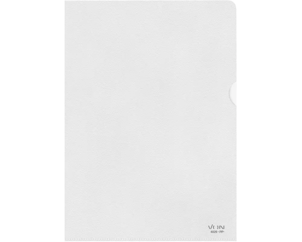 VON Sichthülle Sichthülle A4, genarbt, 10 Stück, Transparent