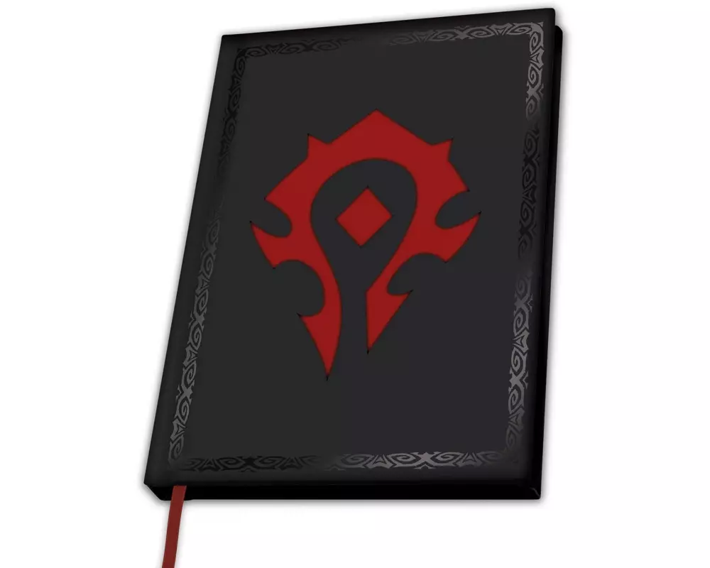 AbyStyle World of Warcraft – A5-Notebook «Horde» Rot/Schwarz