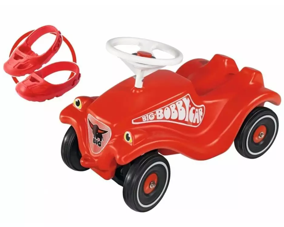 Big Rutschfahrzeug Bobby Car mit Flüsterräder und Schuhschoner