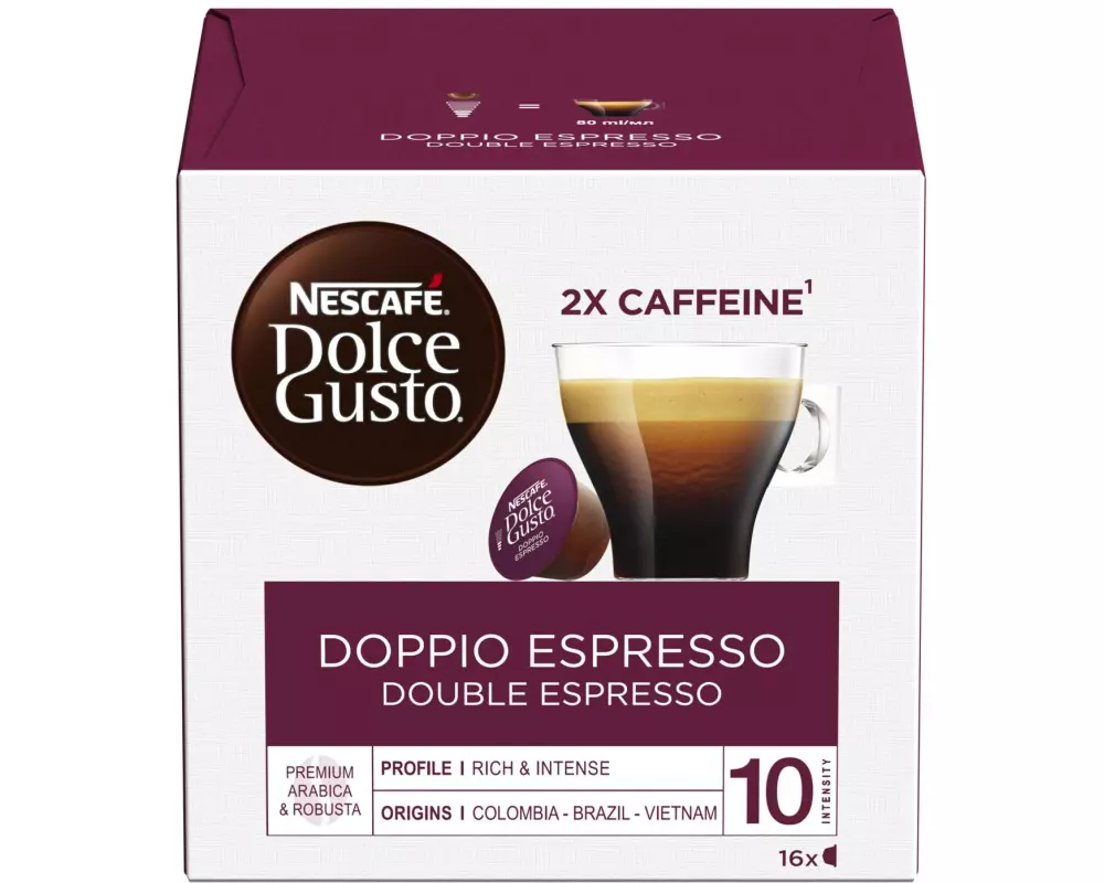 Nescafé Kaffeekapseln Dolce Gusto Doppio Espresso 16 Stück