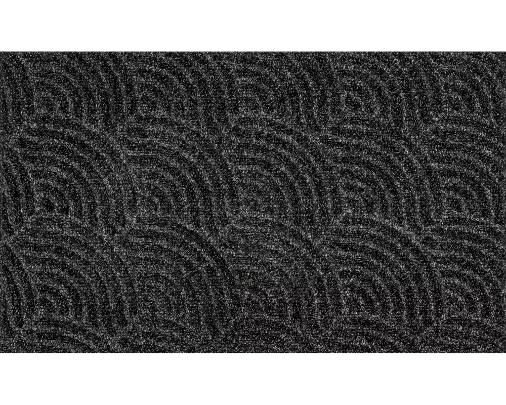 wash+dry Fussmatte Dune Waves 45 cm x 75 cm, Dunkelgrau