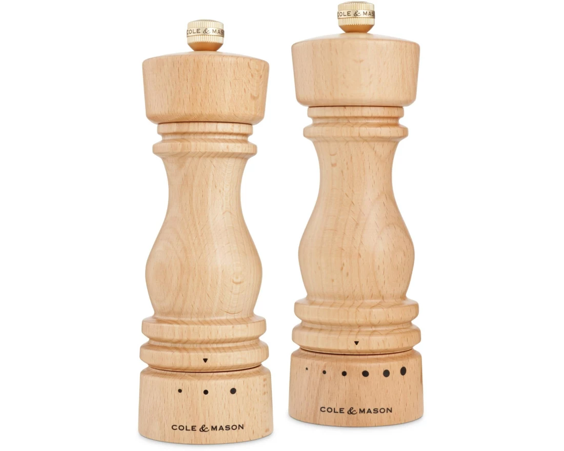 Cole&Mason Salz- und Pfeffermühle London 2 x 18 cm, Nature
