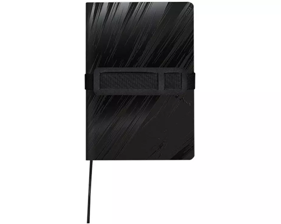 Nuuna Notizheft M Solaris 20 x 13.5 cm, Blanko, Schwarz
