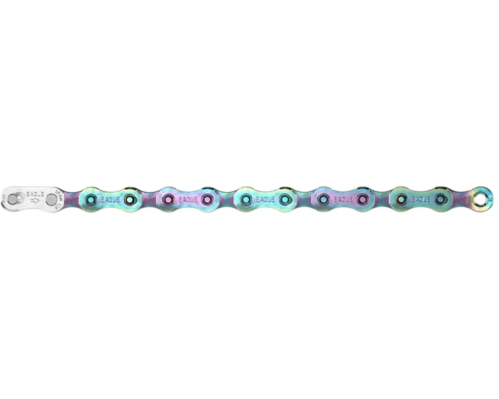 Sram MY27 Chain Eagle S500 12SP Stahl, Verchromt, PVD, Rainbow
