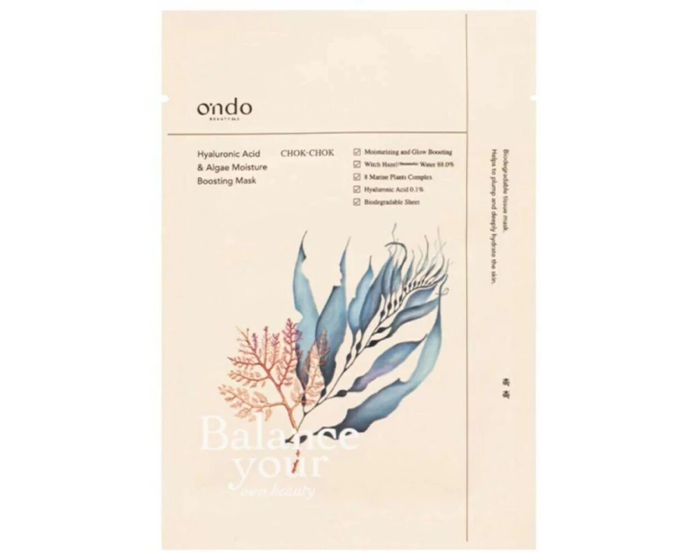 Ondo Beauty 36.5 Hyaluronic Acid & Algae Moisture Boosting Mask 25 g