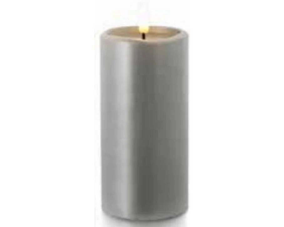 balthasar LED Kerze Novita gross Silber