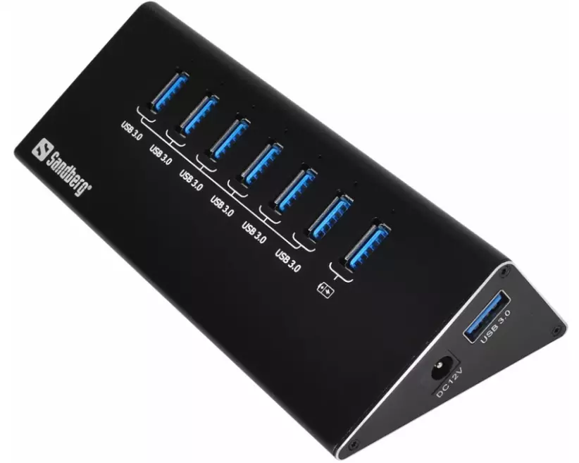 SANDBERG USB 3.0 Hub, 7-Port, incl. 1m Cable