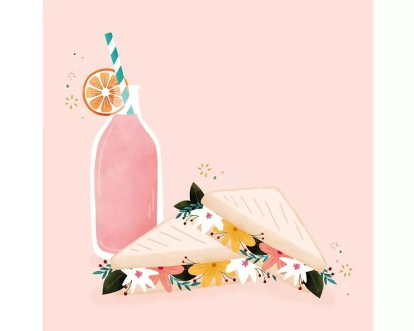 Chic Mic Papierservietten Sandwiches 33 cm x 33 cm, 20 Stück