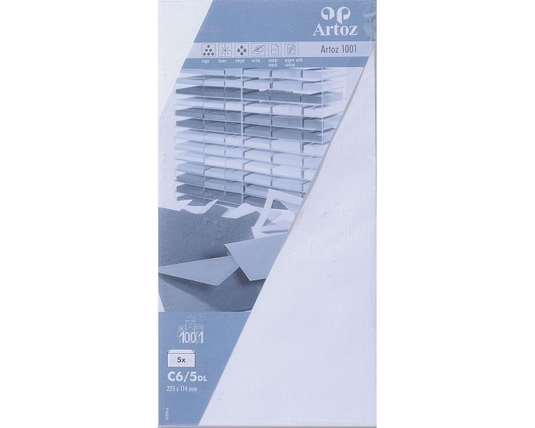 ARTOZ Couverts 1001 C6/5 107294182 100g, blütenweiss 5 Stück