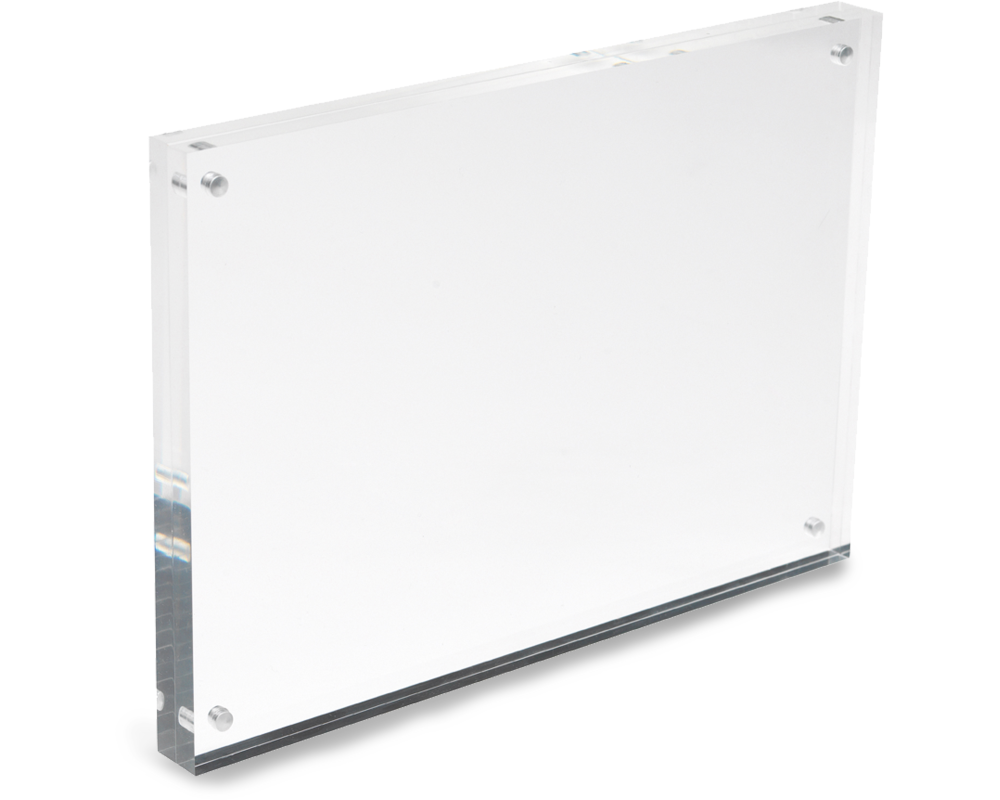 DEFLECTO Magnet. Acrylblock A5 MCHA51130 transparent 2x15mm