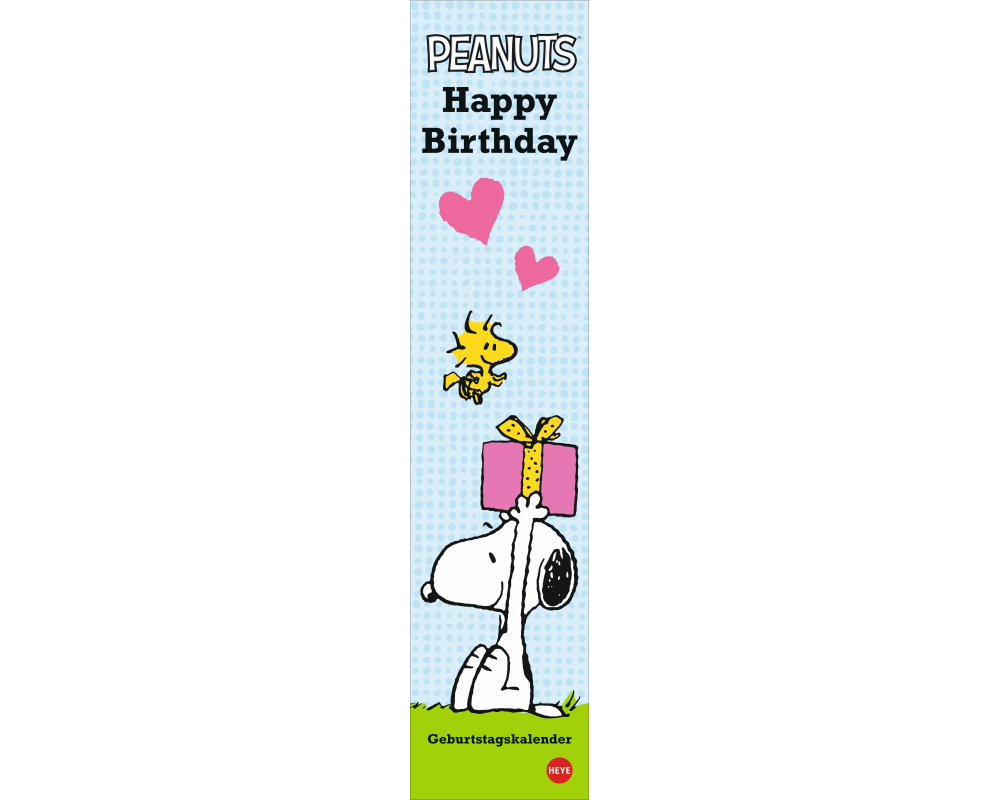 HEYE Geburtstagskalender 1909-06 Peanuts 11x49cm