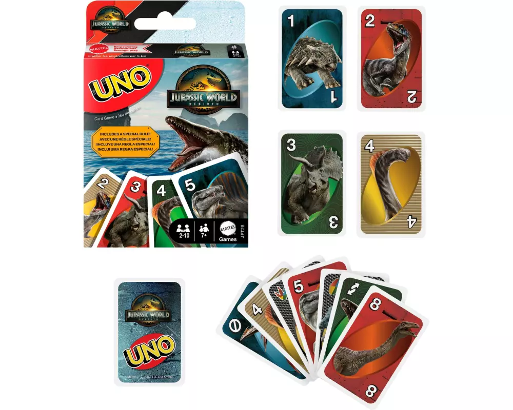 Mattel Spiele Kartenspiel UNO Jurassic World 4