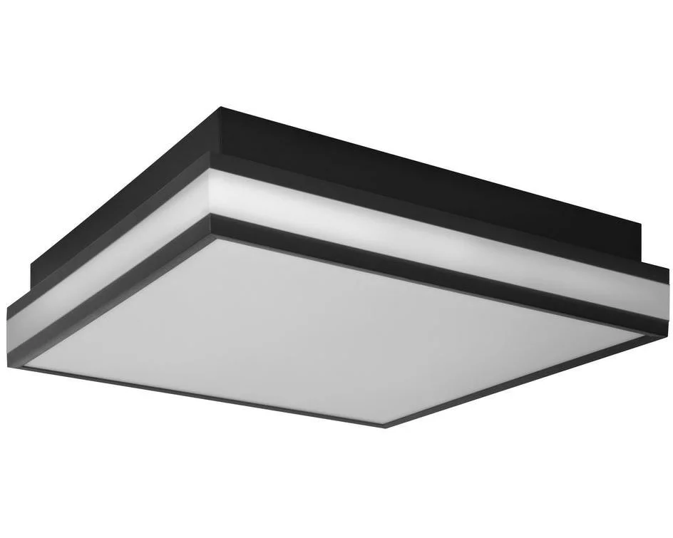 Ledvance Deckenleuchte SMART+ Orbis Magnet, 26 W, 30 x 30 cm, Schwarz