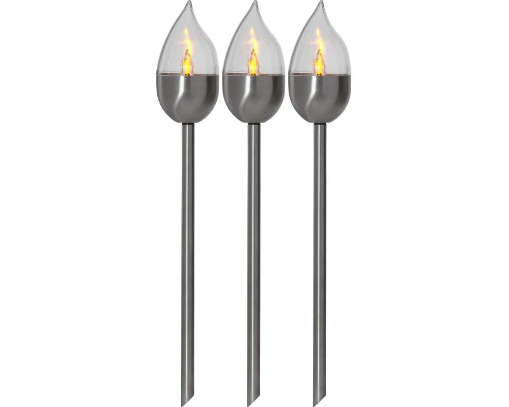 Star Trading Gartenlicht Solar Olympus, 3 Stück