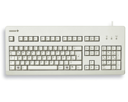 CHERRY G80-3000 Tastatur Universal USB QWERTY US Englisch Grau