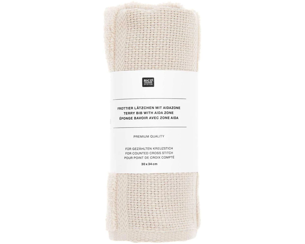 Rico Design Lätzchen Hellbeige, 30 x 34 cm