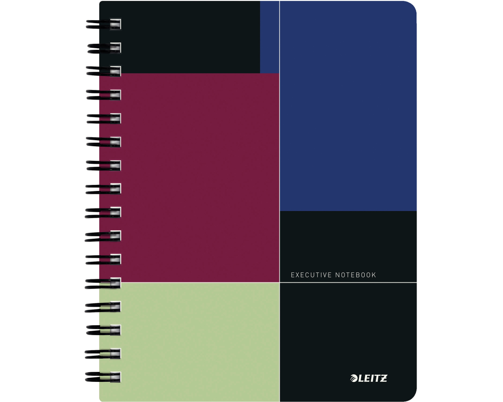 LEITZ Collegeblock Executive PP A5 44570000 farbig liniert