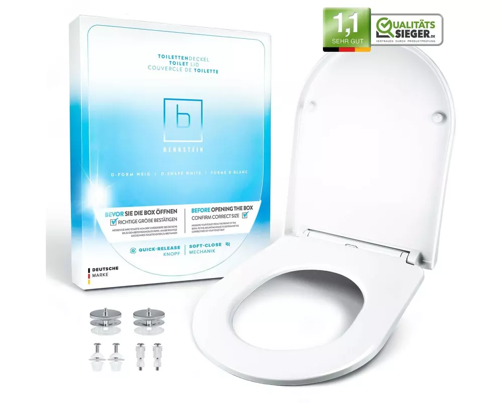 Benkstein Toilettensitz D-Form