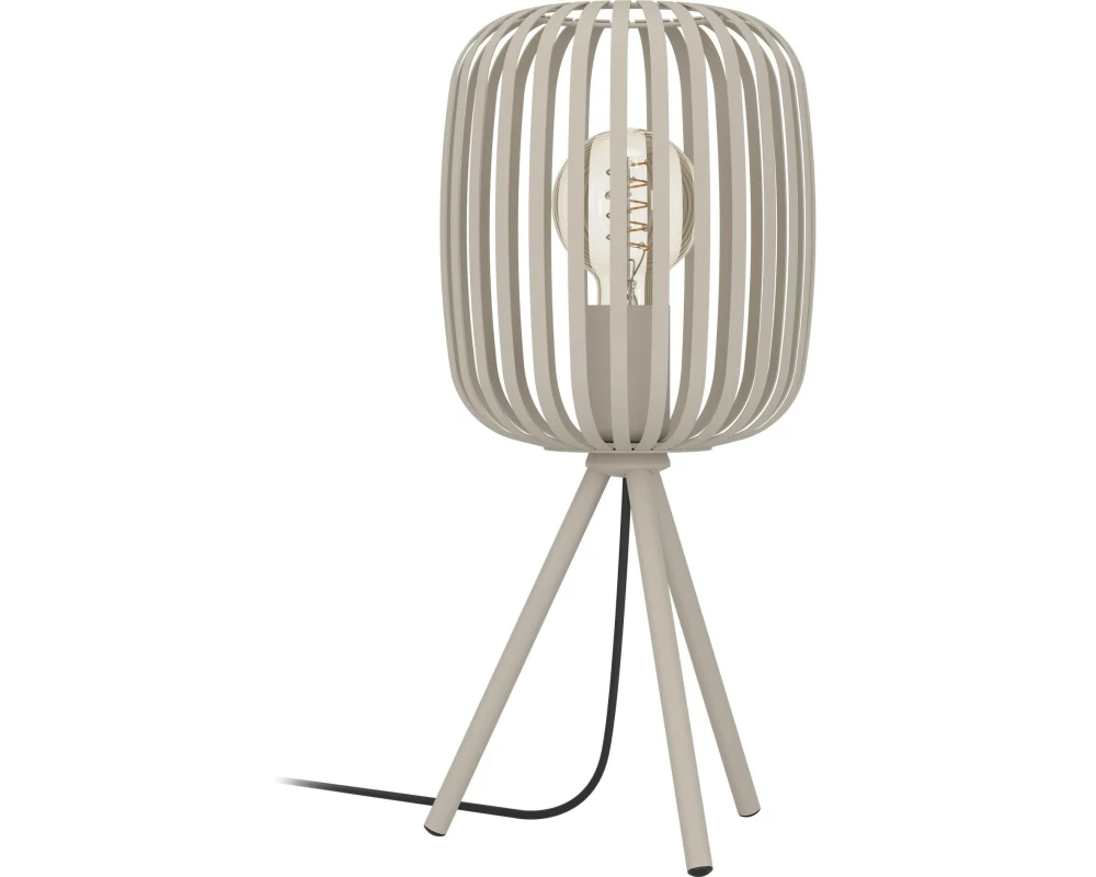 EGLO Leuchten Tischleuchte Zigbee ROMAZZINA beige exkl. E27 1x40W
