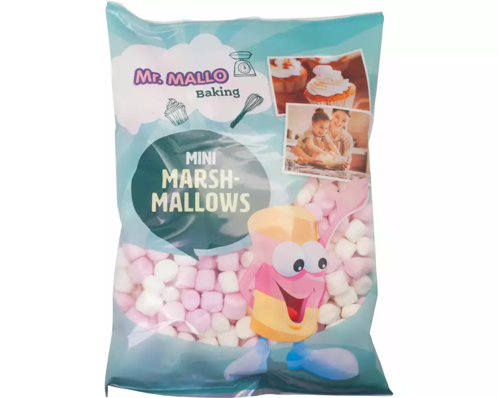 Mr. Mallo Mini-Marshmallows Pink & Weiss 180 g
