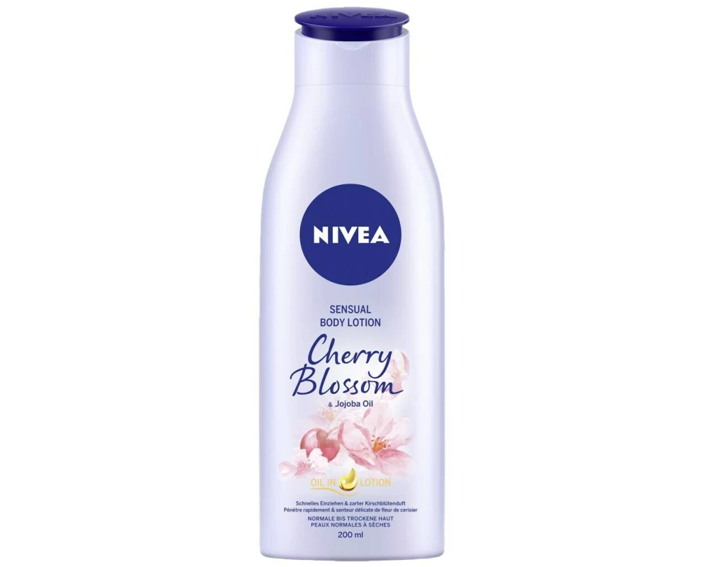 NIVEA Körperlotion Sensual Cherry Blossom & Jojoba Oil 200 ml