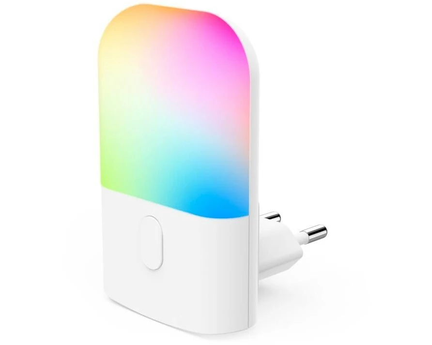 Hama Nachtlicht LED Steckdose Dämmerungssensor Farbwechsel RGB
