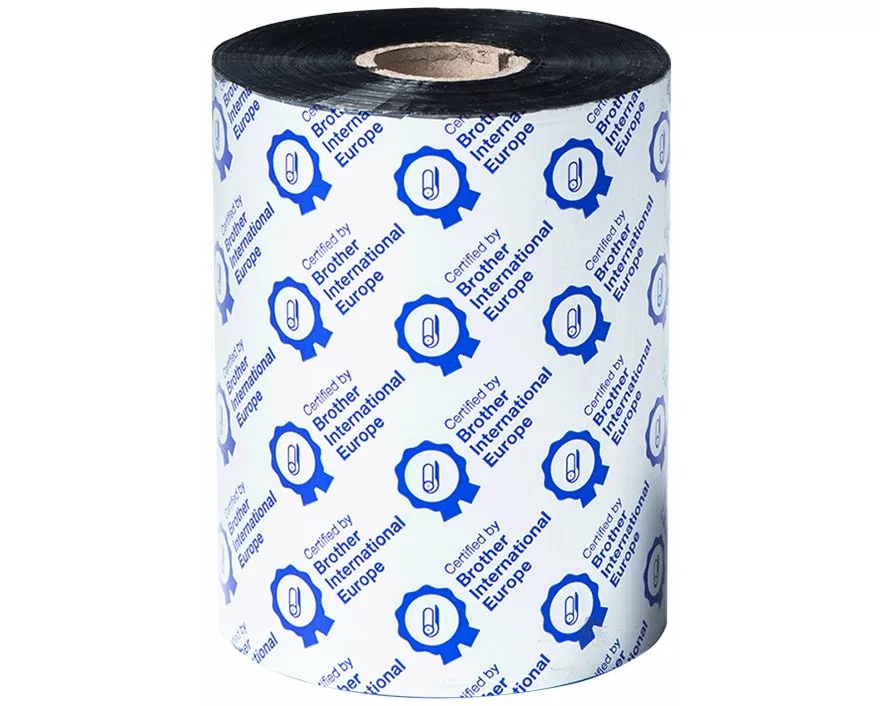 Brother Black ribbon Standard resin 110mm x 600m Sold in 6-pack