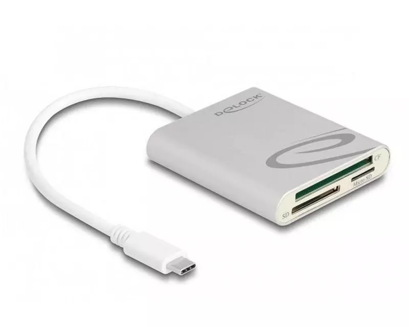 Delock Card Reader Extern Card Reader Extern 91005 USB Typ-C