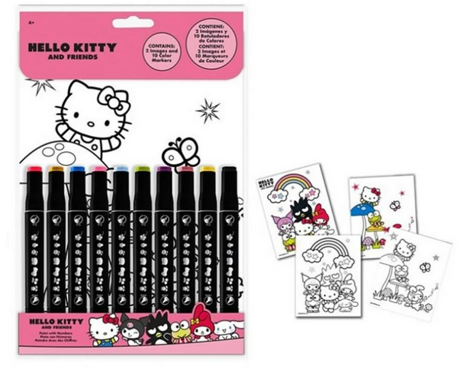Sombo Hello Kitty Malset mit Stiften