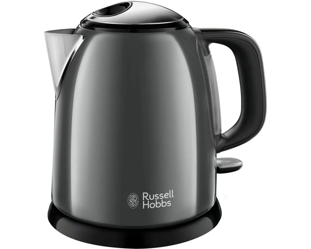 Russell Hobbs Wasserkocher 24993-70 Colours Plus 1 l, Grau/Schwarz