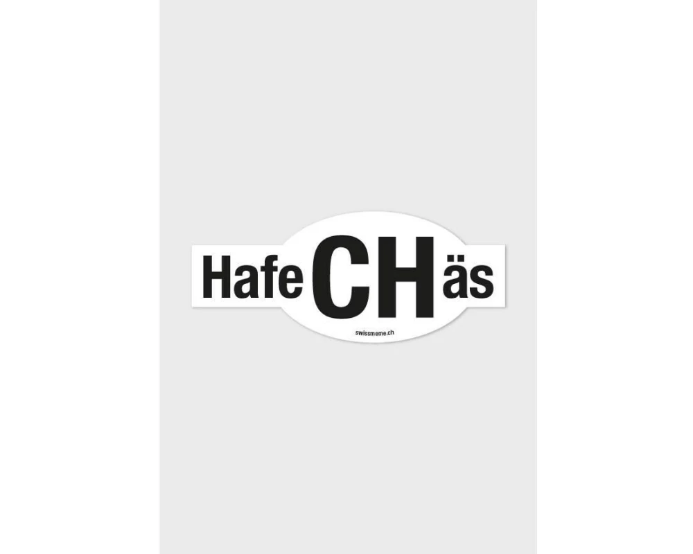 Swissmeme Sticker HafeCHäs