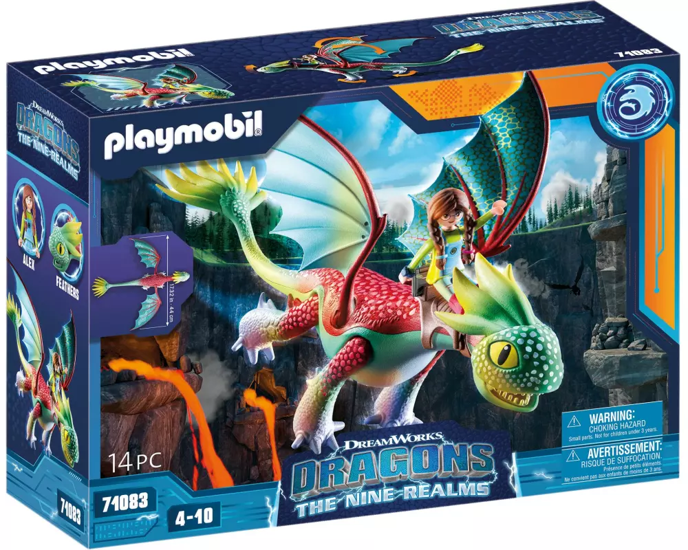 Playmobil Dragons The Nine Realms – Feathers & Alex 71083