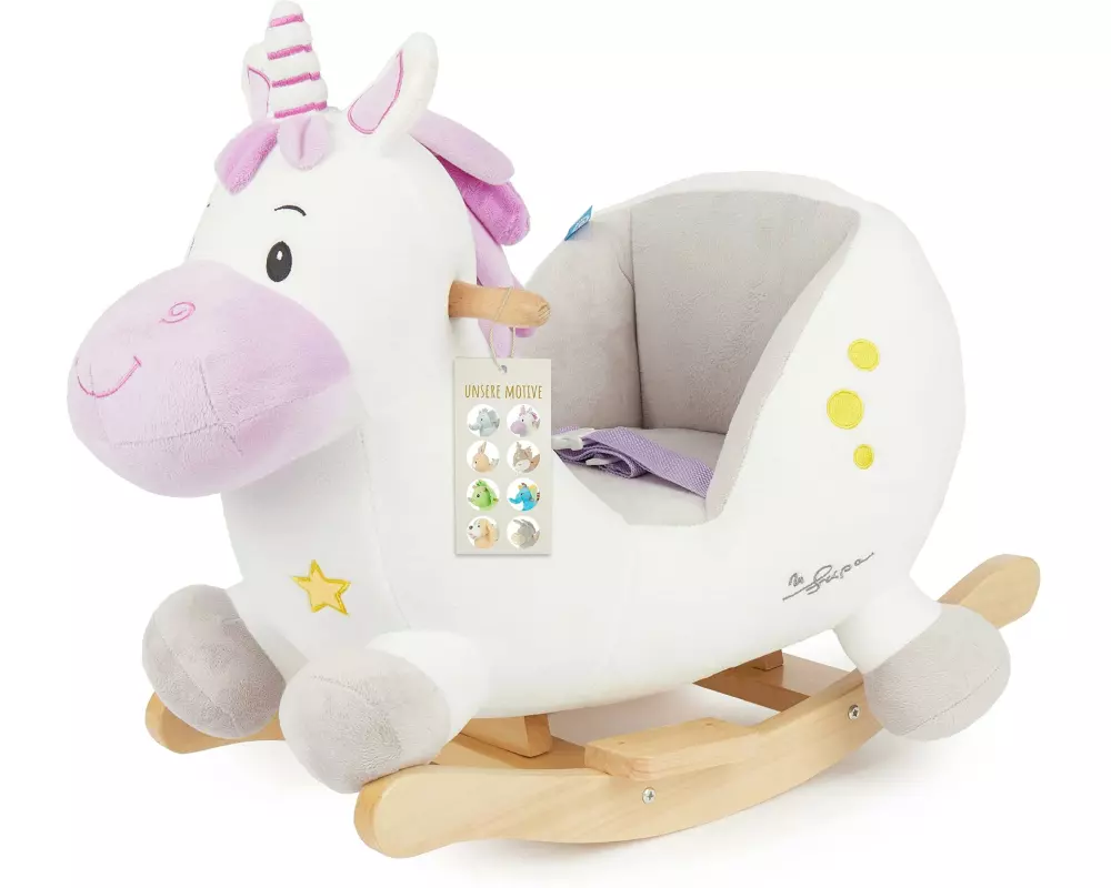 bieco Schaukelpferd Einhorn