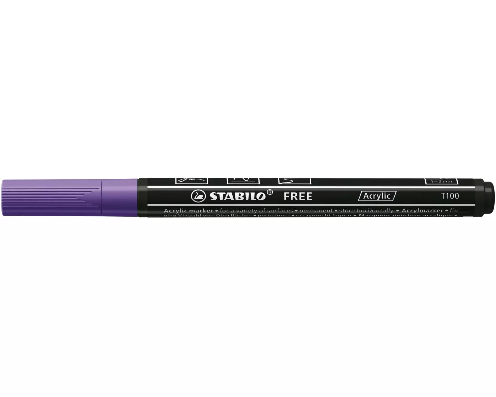 STABILO Acrylmarker Free Acrylic T100 Violett