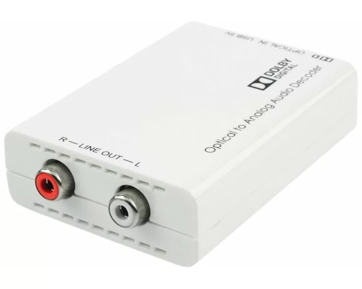 LINDY Audio Cable, Converter with integrated Dolby Digital decoder, Converter with integrated Dolby Digital decoder