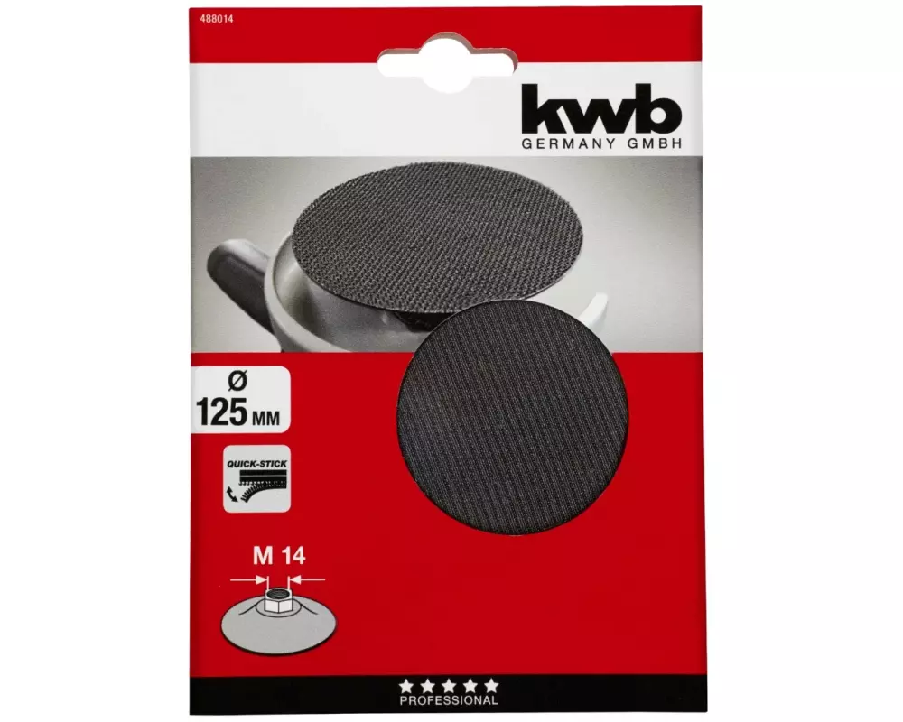 kwb Adapter Haftstützteller 125 mm