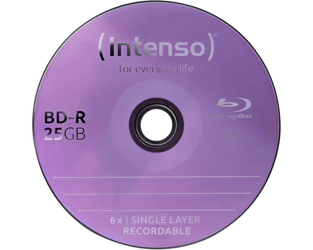 INTENSO Blue-ray 25 GB, 6x, Record. 5001115 Cake Box 50 Discs