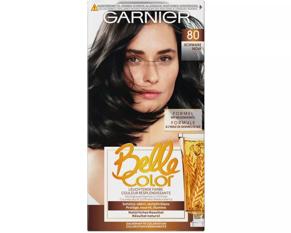 Garnier Haarcoloration Belle Color 80 Schwarz