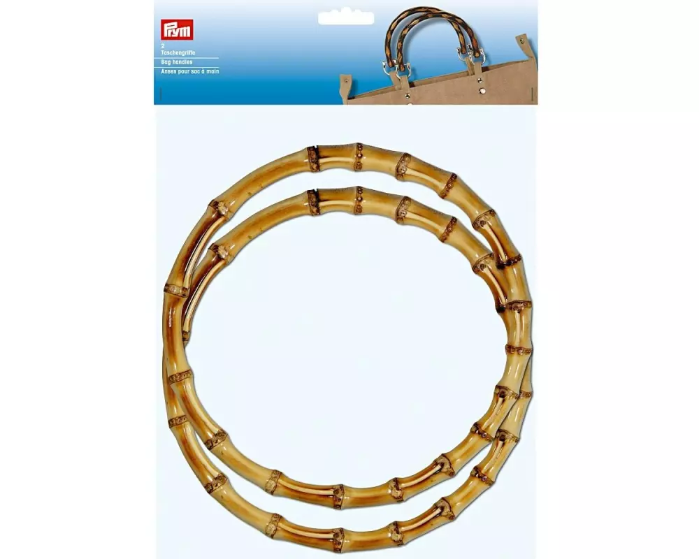 Prym Taschengriff Keiko 2 Stück, Natur