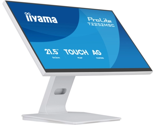 iiyama ProLite T2252MSC-W2AG PC Flachbildschirm 54,5 cm (21.4") 1920 x 1080 Pixel Full HD LCD Touchscreen Weiß
