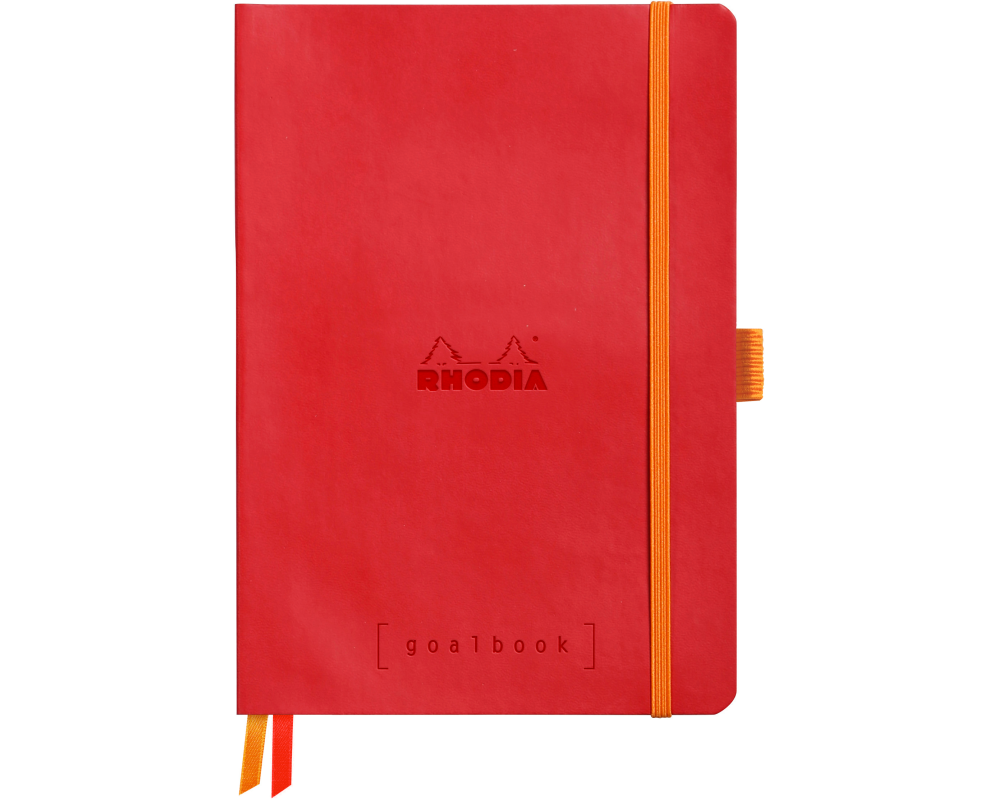 RHODIA Goalbook Notizbuch A5 117582C Softcover mohnrot 240 S.