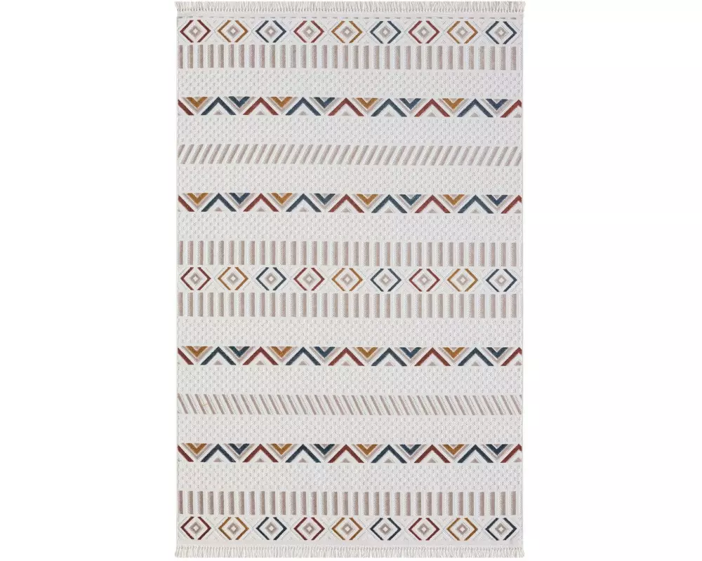 Conceptum Hypnose Teppich Sosa 9003 80 cm x 250 cm, Weiss