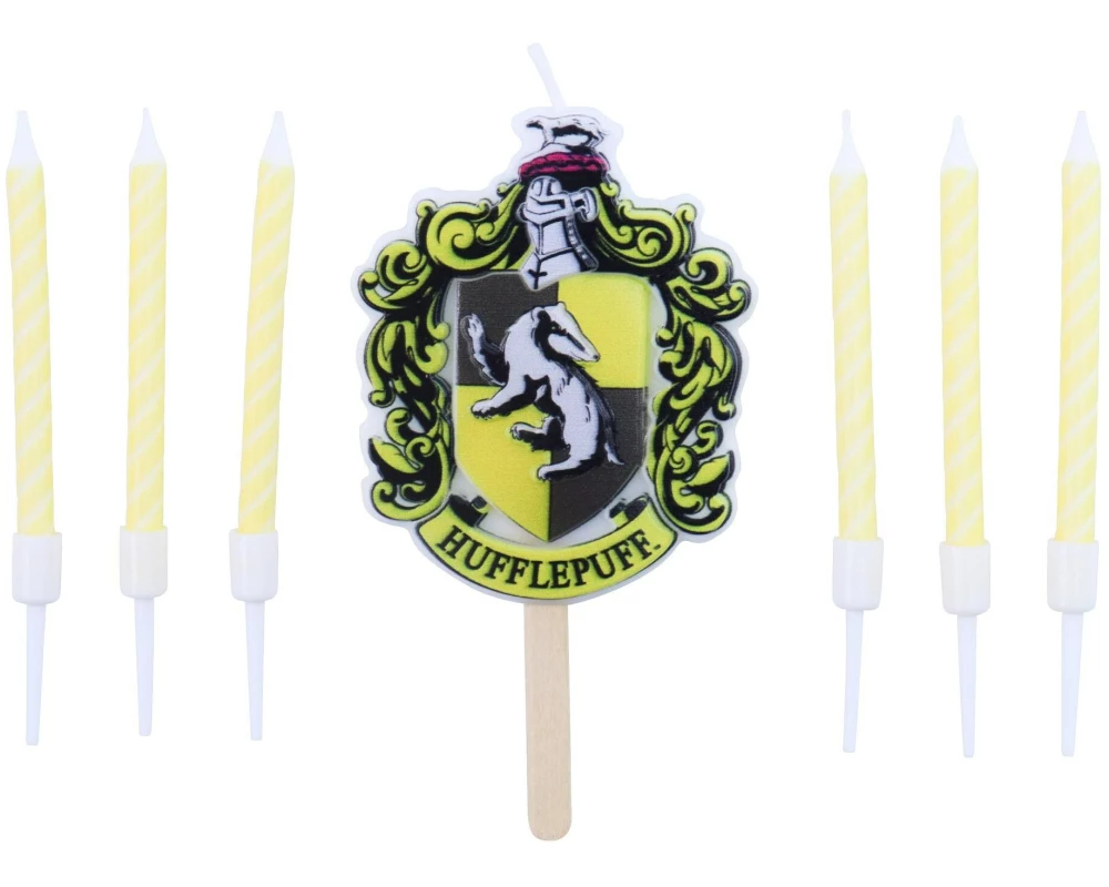 PME Harry Potter Kerzenset, Hufflepuff Haus 7 Stück