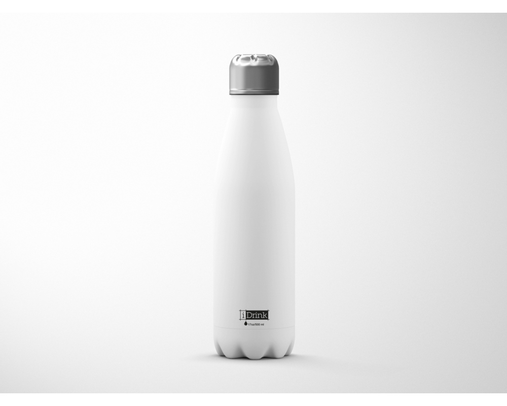 I-DRINK Thermosflasche 500ml ID0006 weiss