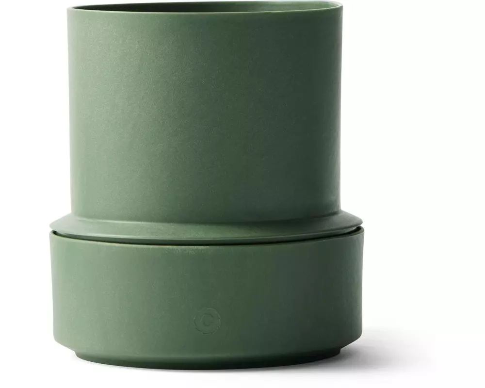 Crushgrind Topf Selbstbewässerung 14 cm, Dunkelgrün