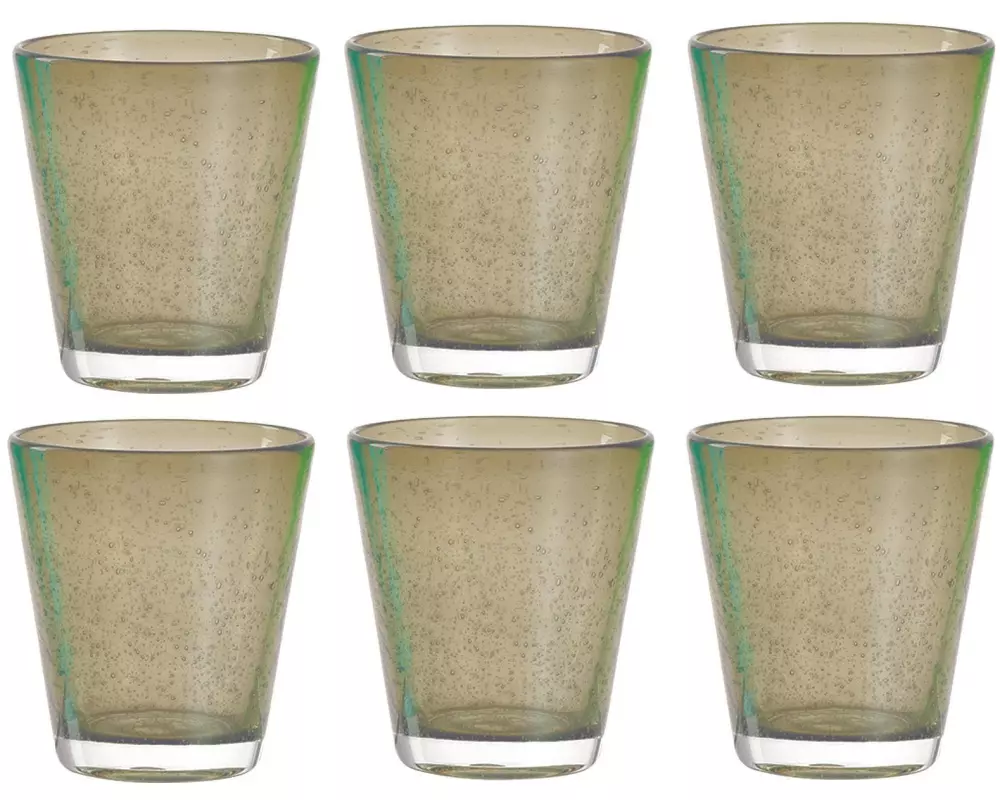 Leonardo Trinkglas Burano Basalto 330 ml, 6 Stück, Anthrazit