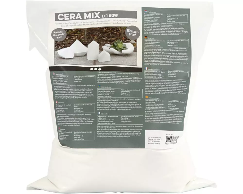 Creativ Company Modelliermasse Cera-Mix Luxus 5 kg Weiss