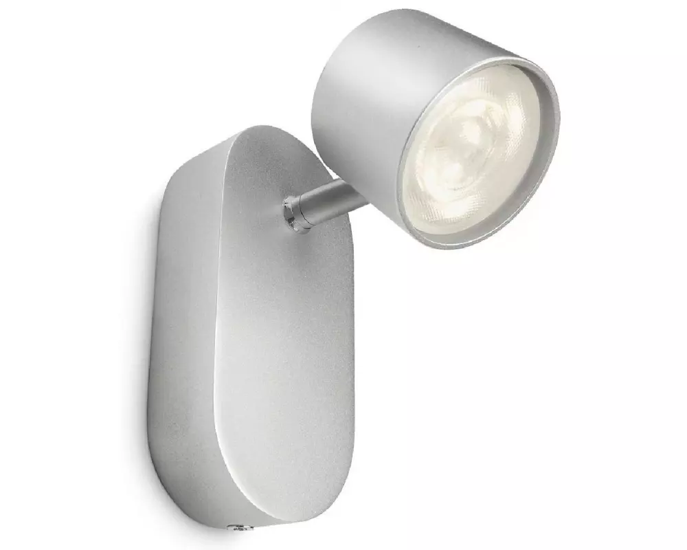 Philips Aufbauspot Star, 4.5 W, 500 lm, 2700 K, Silber