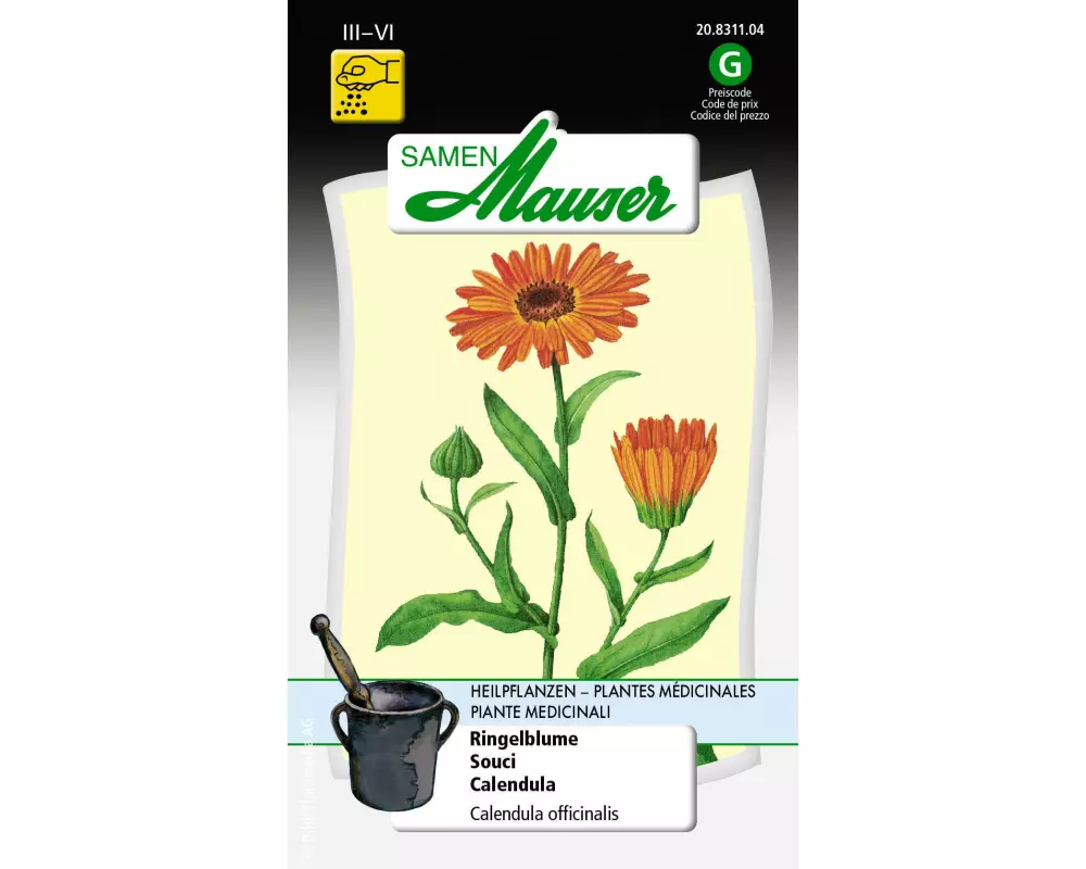 Samen Mauser Heilpflanzen Ringelblume